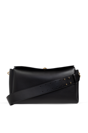 Leather shoulder bag