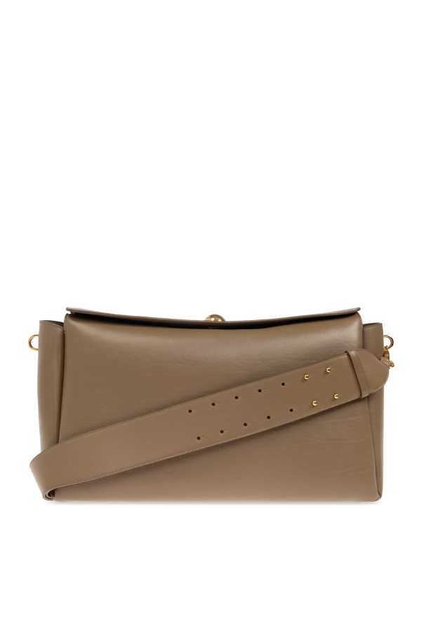 Leather shoulder bag od Ami Alexandre Mattiussi