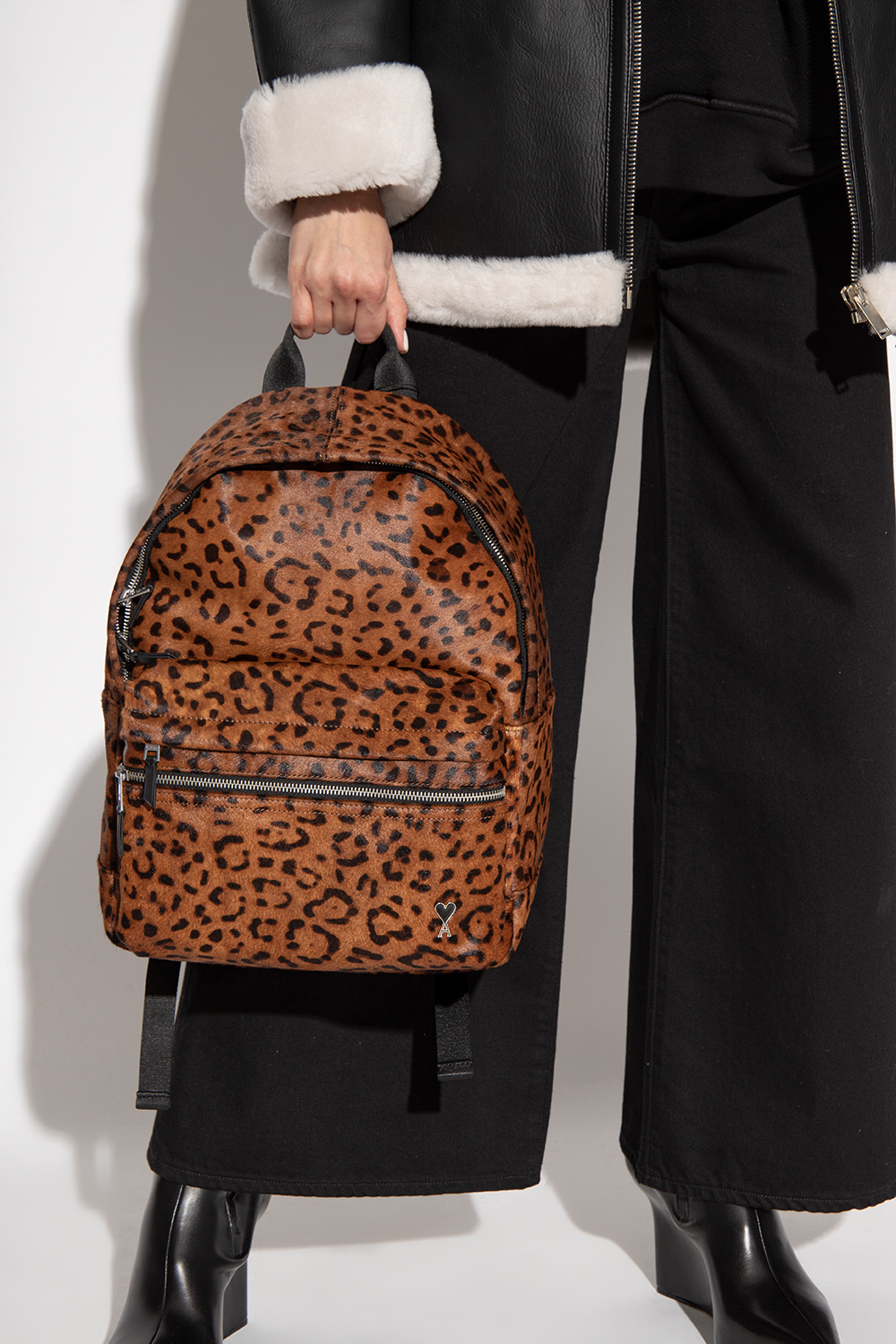 Ami Alexandre Mattiussi Backpack with animal motif