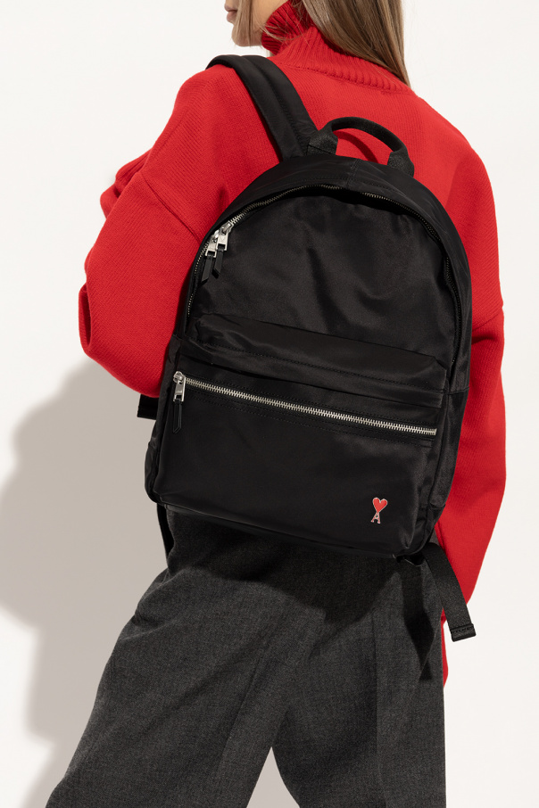 Ami Alexandre Mattiussi Backpack with logo