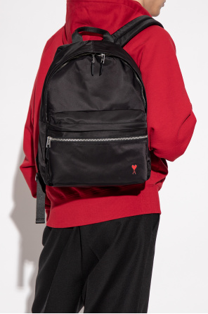 Ami Alexandre Mattiussi Backpack with logo