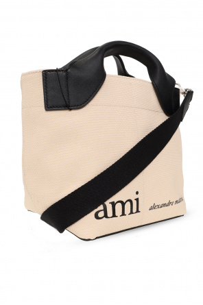 Ami Alexandre Mattiussi Violett bag with logo