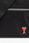 Ami Alexandre Mattiussi BLACK Belt bag with logo