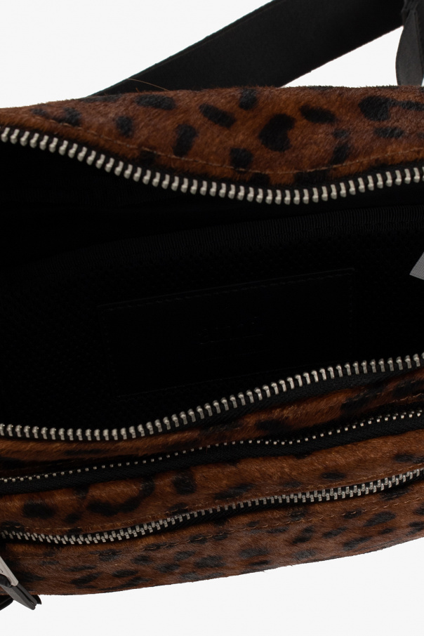 Ami Alexandre Mattiussi Belt bag with animal pattern