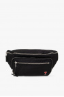 Ami Alexandre Mattiussi BLACK Belt bag with logo