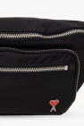 Ami Alexandre Mattiussi BLACK Belt bag with logo