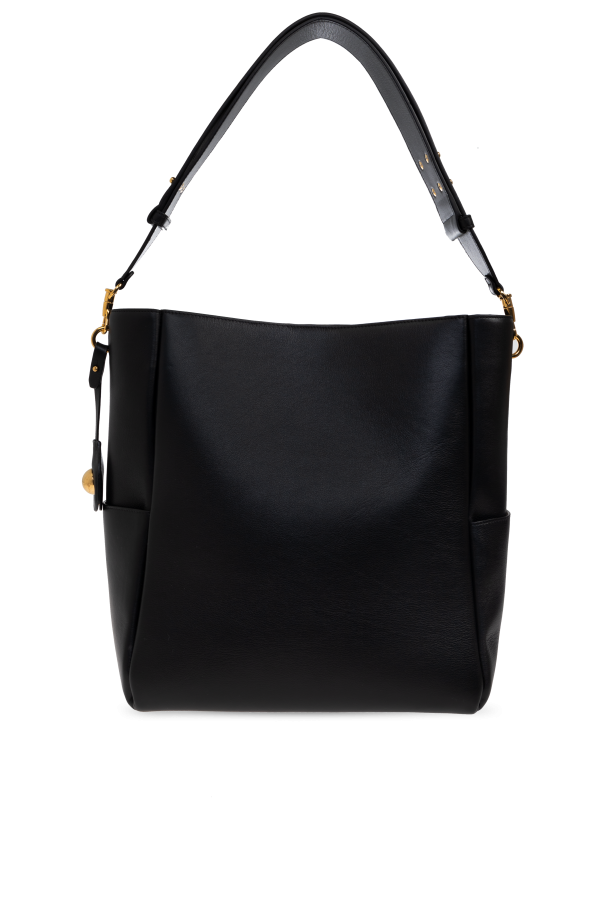 Leather shopper bag od Ami Alexandre Mattiussi