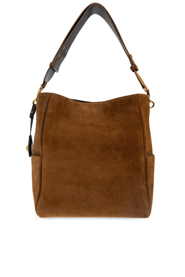 Suede shopper bag od Ami Alexandre Mattiussi
