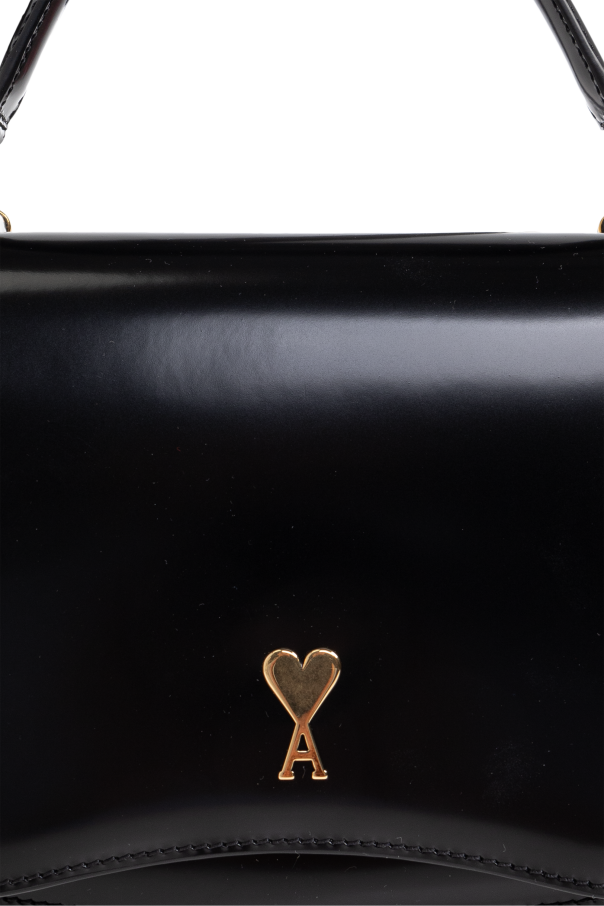 Ami Alexandre Mattiussi Leather handbag with logo