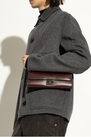 Ami Alexandre Mattiussi Leather shoulder bag