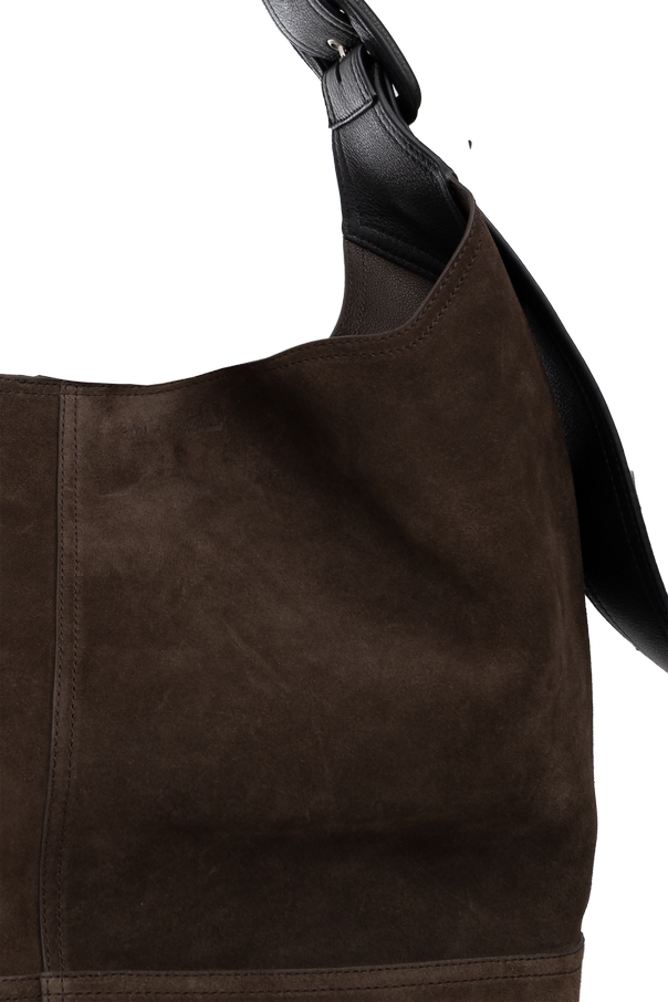 Ami Alexandre Mattiussi Brown leather bag