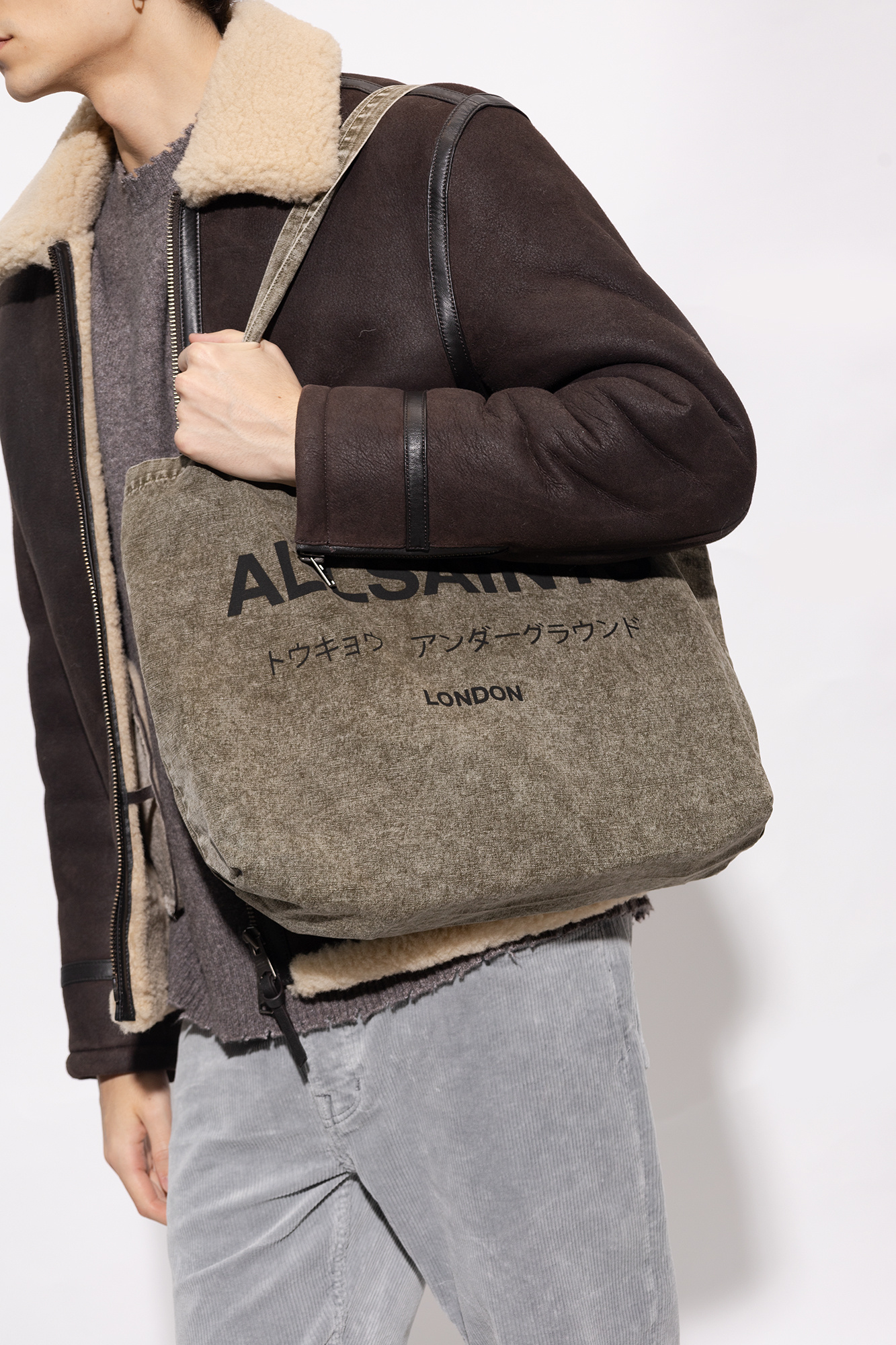 AllSaints ‘Underground’ shopper District bag