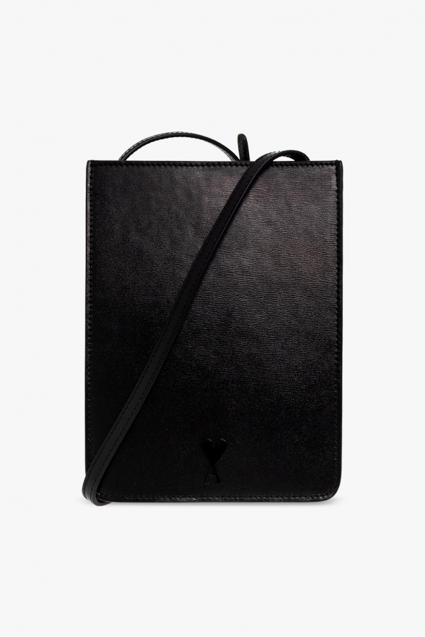 Ami Alexandre Mattiussi Leather shoulder bag