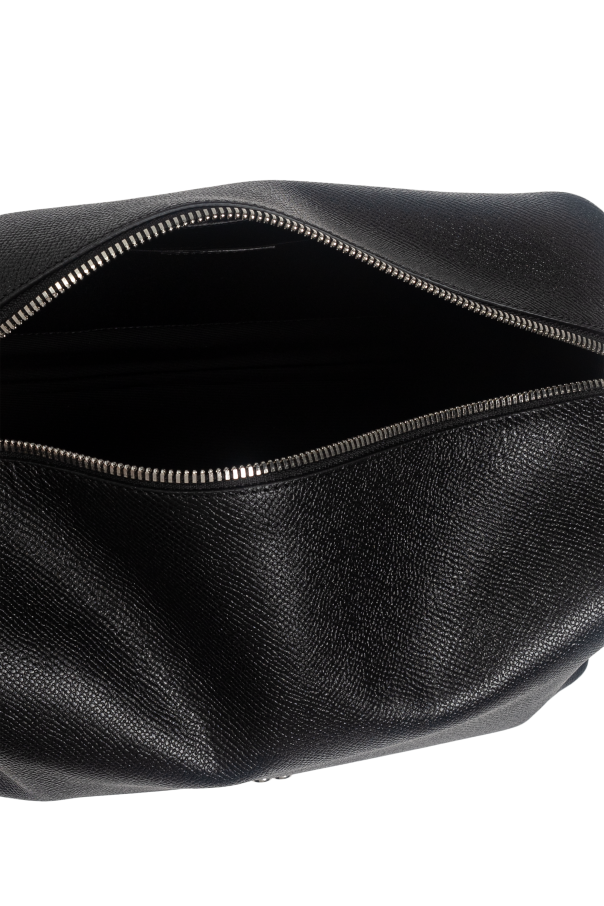 Ami Alexandre Mattiussi Leather makeup bag