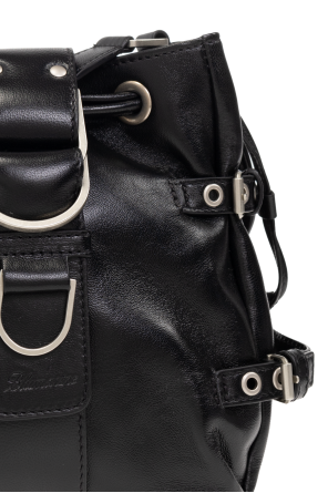 Blumarine Leather bucket shoulder bag