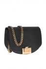 Victoria Beckham 'Patrizia Pepe chain-link leather shoulder bag