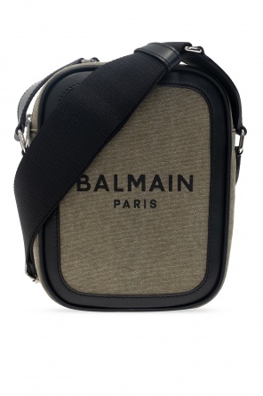 Balmain Kids Mantel mit Logo Schwarz