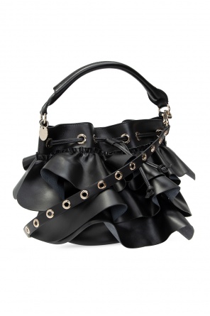 REDValentino ROCK RUFFLES XL BUCKET BAG - Shoulder Bag for Women