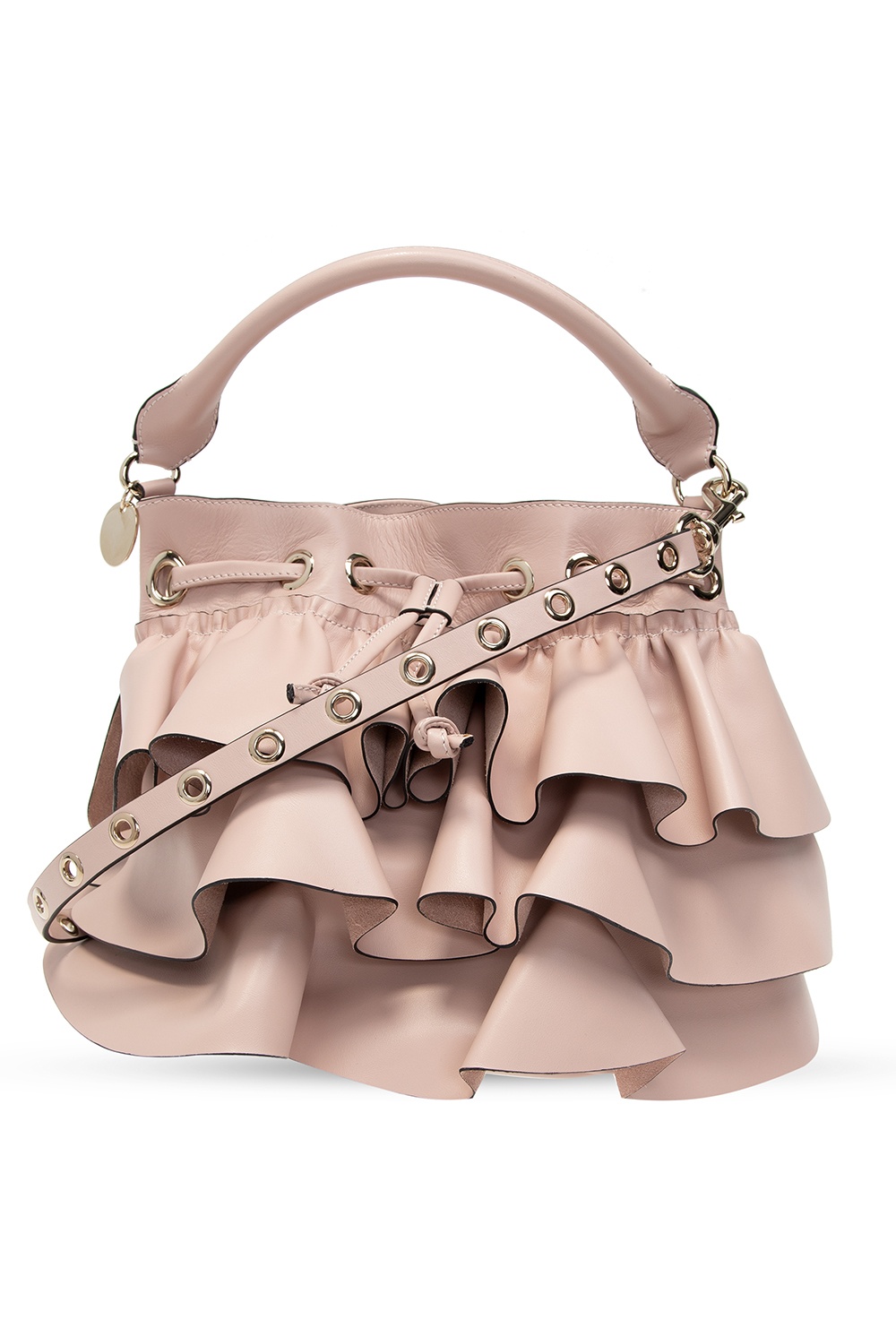 Women's Bags, IetpShops, Red Valentino 'Rock Ruffles' bucket bag