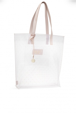 Red valentino tailored Transparent shopper bag