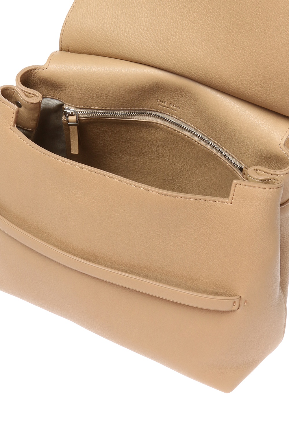 The Row Sideby textured leather shoulder bag