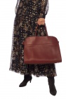 The Row BURGUNDY ‘Margaux’ handbag