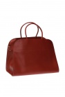 The Row BURGUNDY ‘Margaux’ handbag