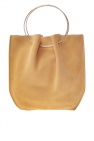 The Row beige 'TR1' Suede handbag