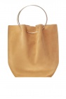 The Row beige 'TR1' Suede handbag
