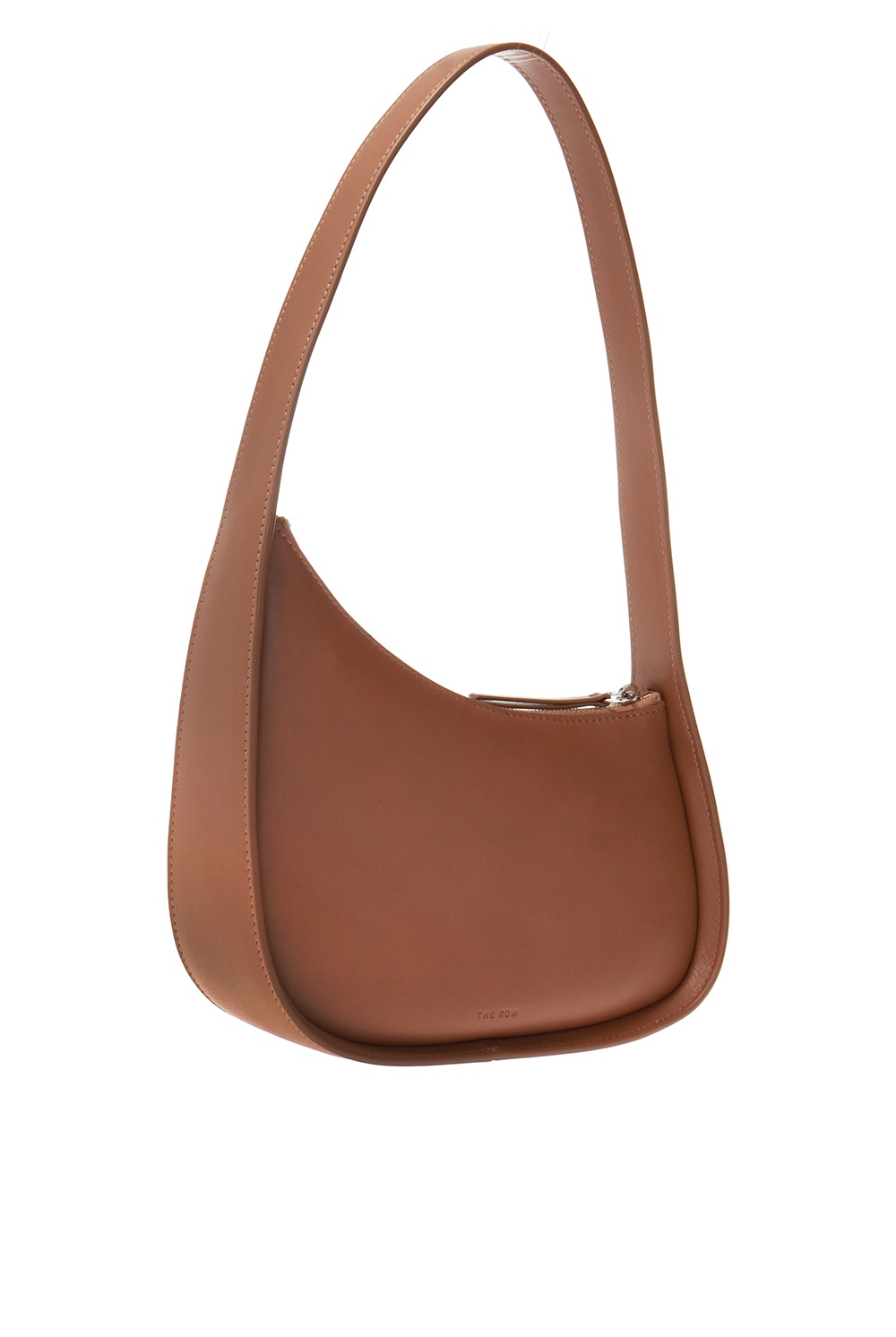 Half Moon Small Leather Shoulder Bag in Brown - The Row