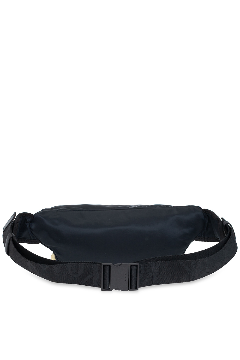 Paul Smith Black Nylon Bum Bag with Swirl Detailing