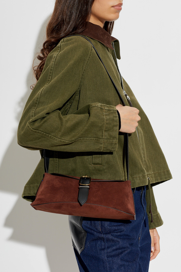 Paul Smith Wildleder-Schultertasche