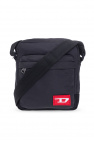 Love Moschino stud shoulder bag in black