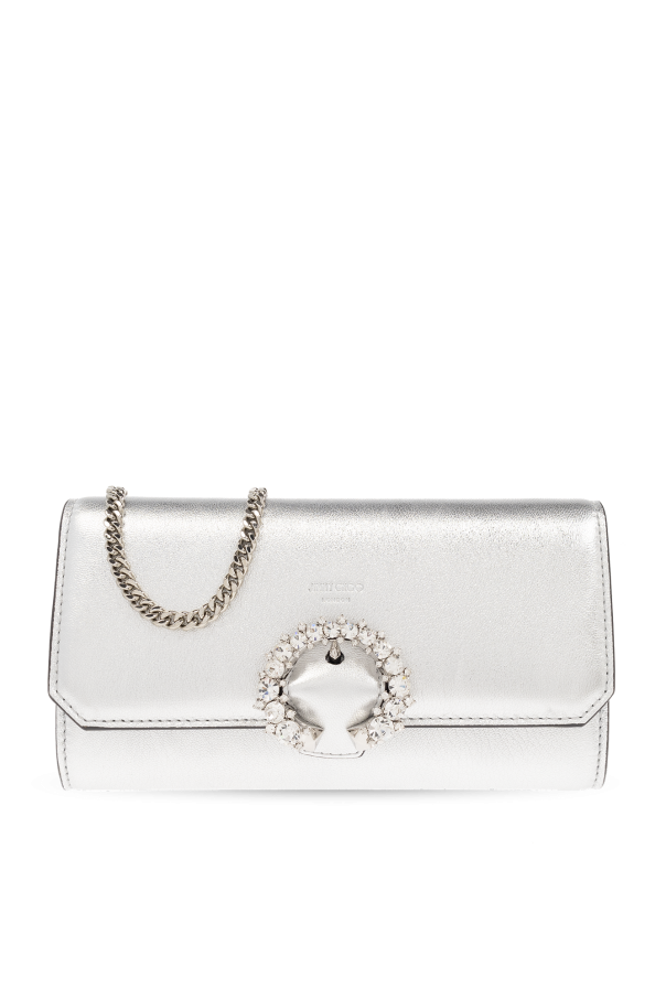 Jimmy Choo Leather wallet on chain