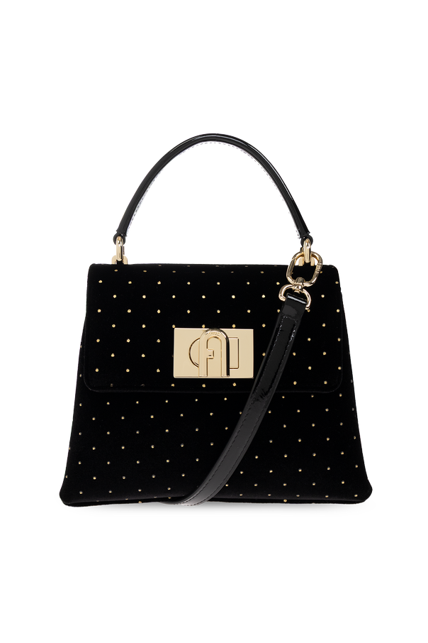 Velvet handbag ‘1927 Mini’ od Furla
