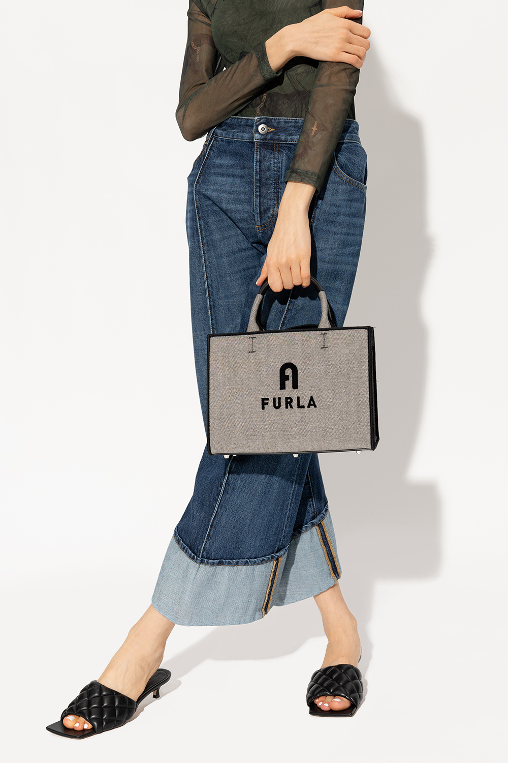 Furla Opportunity Denim Tote Bag