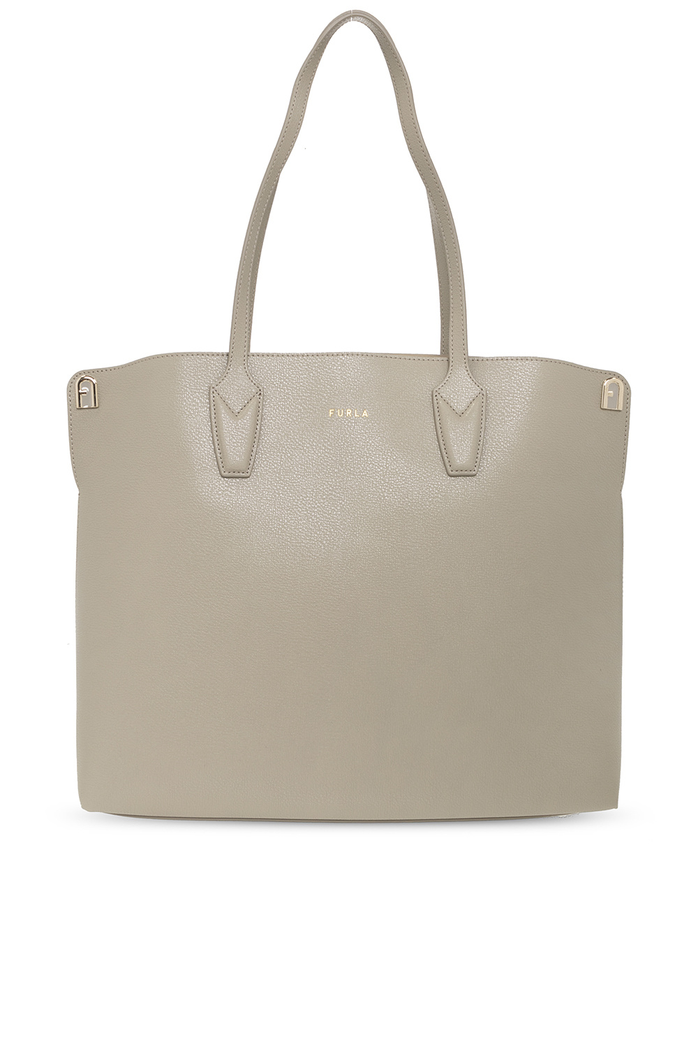 FURLA: Paradiso tote bag in grained leather - Black