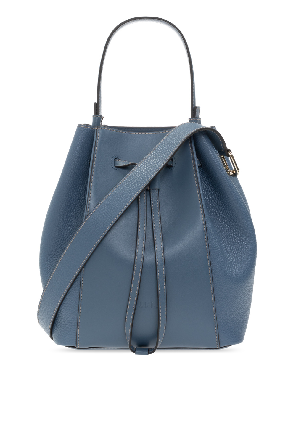 Womens Bags Shoulder bags Jacquemus Logo-plaque Leather Shoulder Bag in Blue 