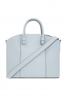 Alexander McQueen logo-print two-tone backpack Schwarz
