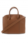 Beige Sugar Goatskin Leather Medium Antigona Bag