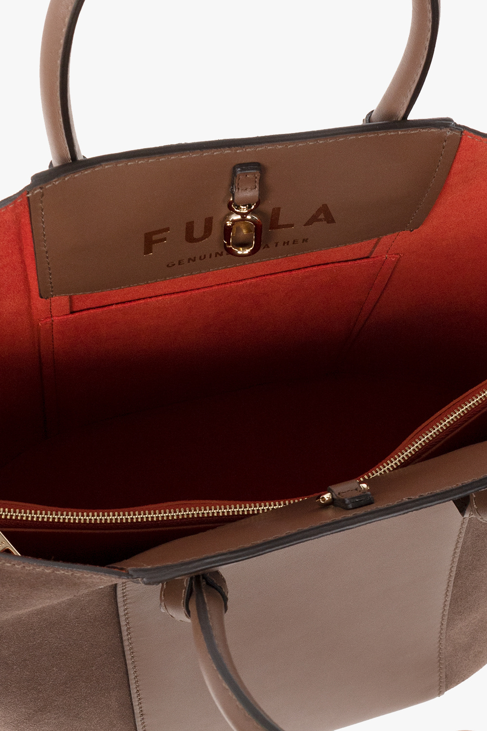 Furla Women's 'miastella Large' Shopper Bag - Brown - Totes