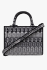 Love Moschino geometric-panelled shoulder bag