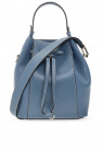 braided leather bucket bag Rot