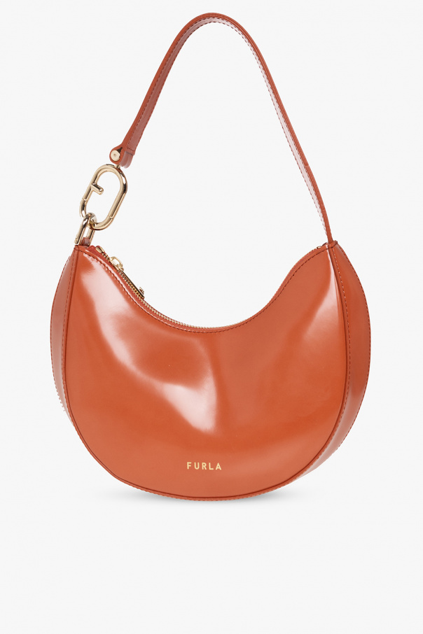 Furla ‘Primavera Small’ shoulder lizard-skin bag