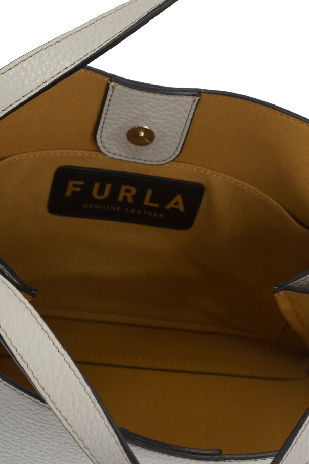 Furla Women's Leather Sally Tote Handbag - Gold: Buy Online at
