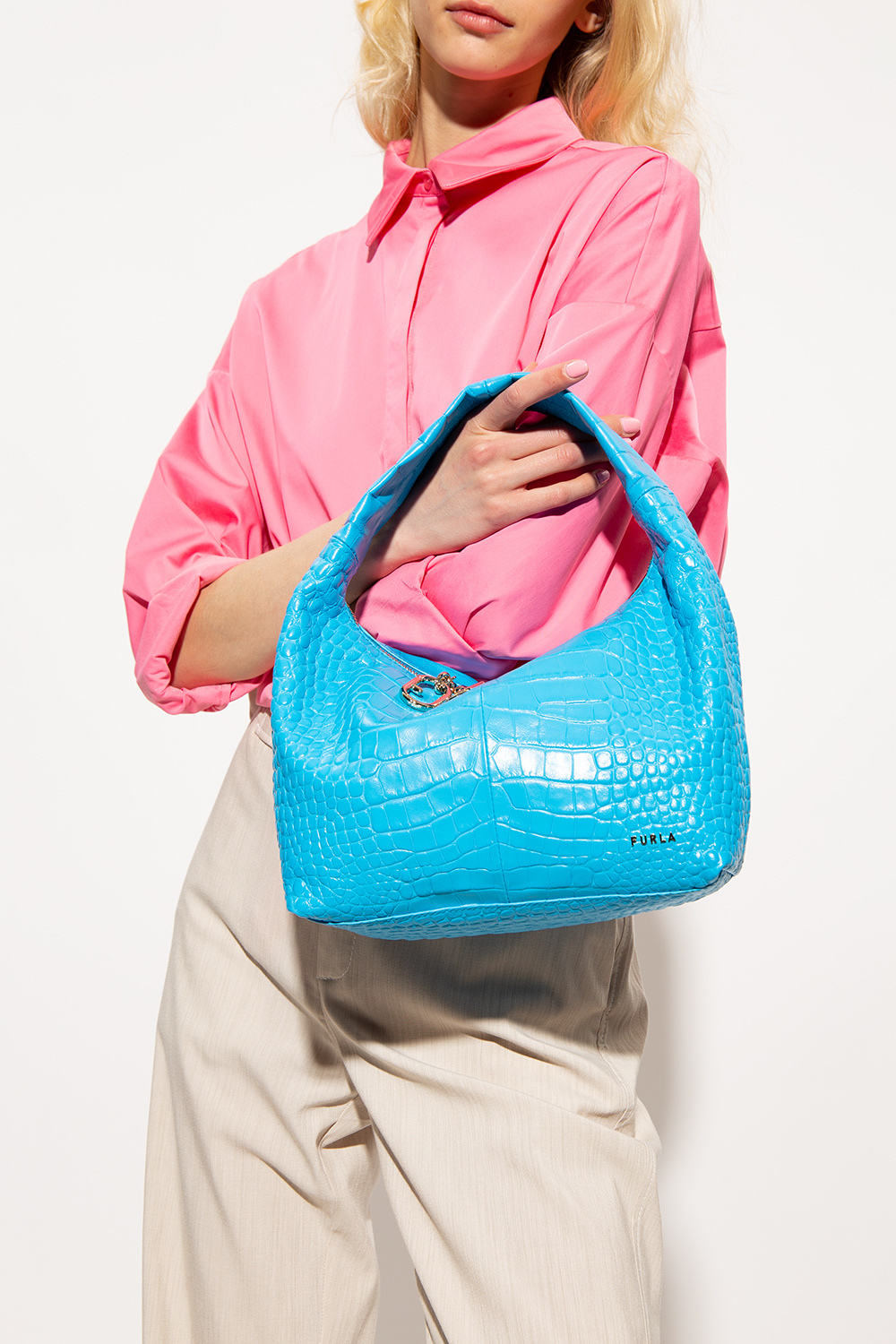FURLA FURLA GINGER S HOBO, | Lilac Women‘s Handbag | YOOX