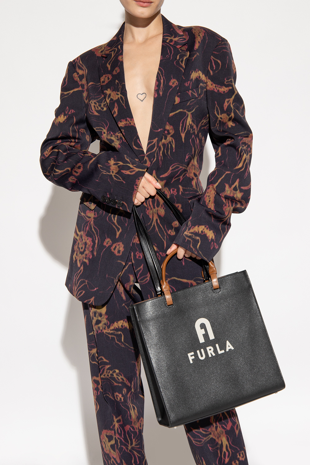 Furla ‘Varsity Style Large’ shopper bag