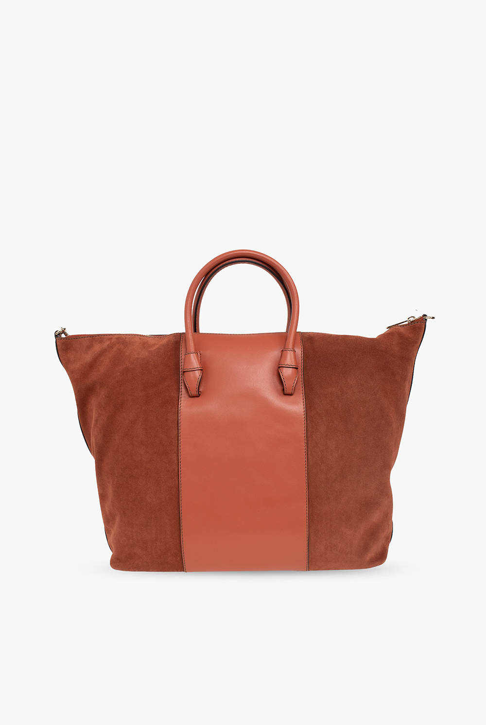 Furla Medium Tan/Brown Croc Embossed Leather Tote Bag Handbag Purse