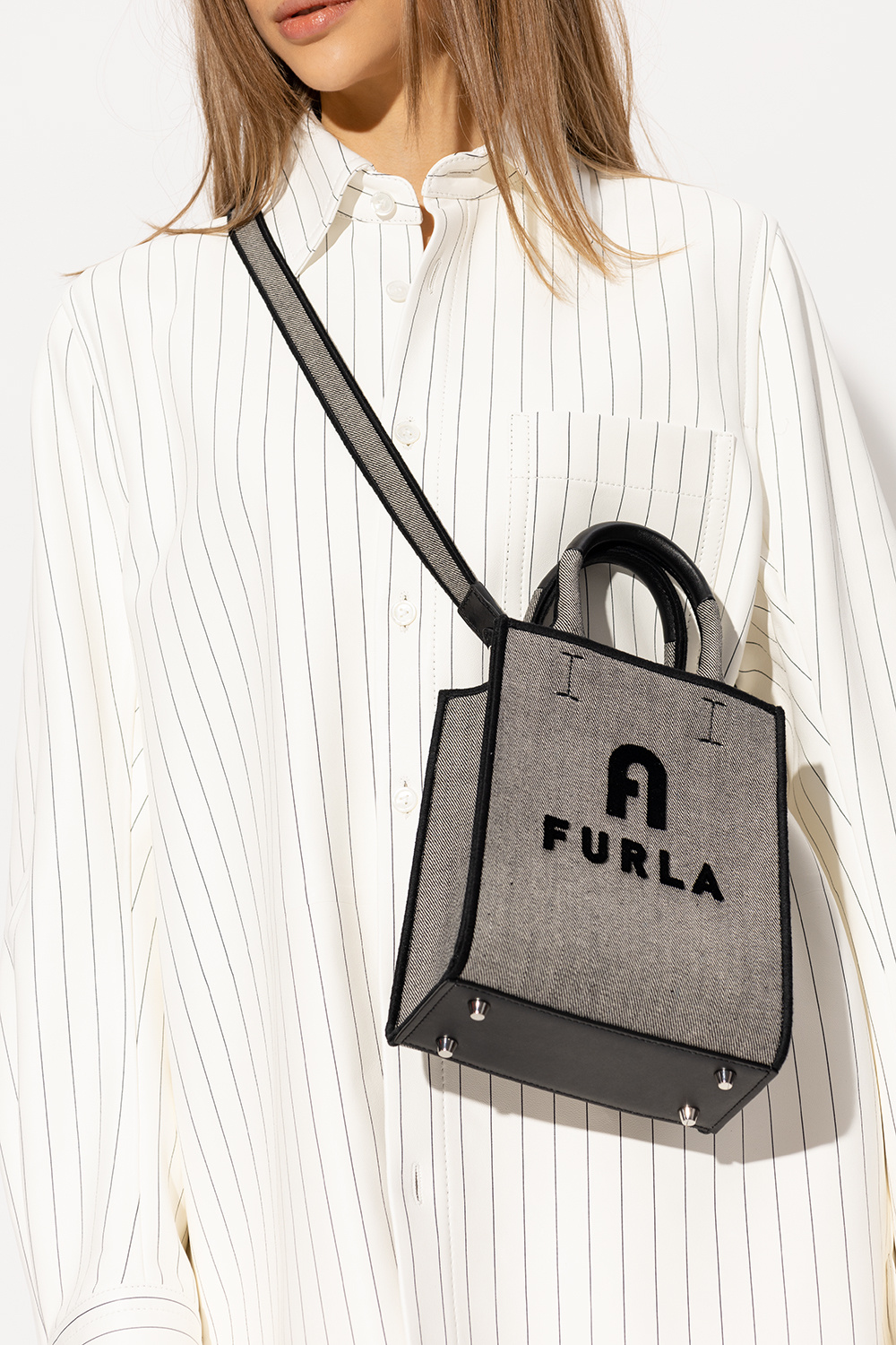 Hereu Nusa knotted shoulder bag - Grey 'Opportunity Mini' shoulder bag Furla  - De-iceShops Denmark