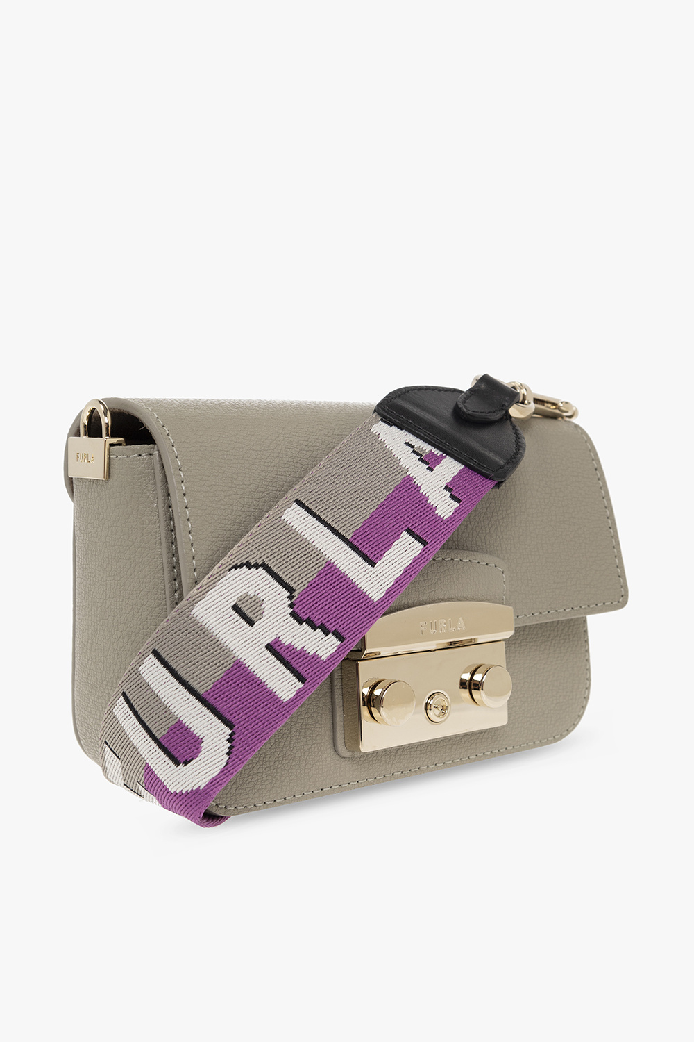 Furla Women's 'Metropolis Mini' Shoulder Bag - Gray - Shoulder Bags